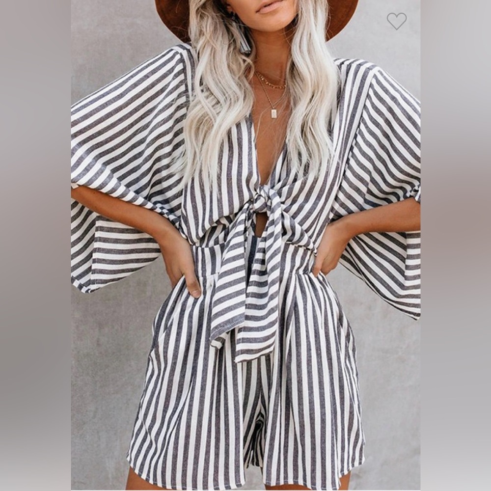 Stripped Romper
